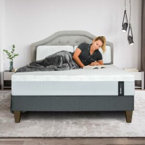 Wondertech 10" Memory Foam Mattress with Cooling Cover, Queen