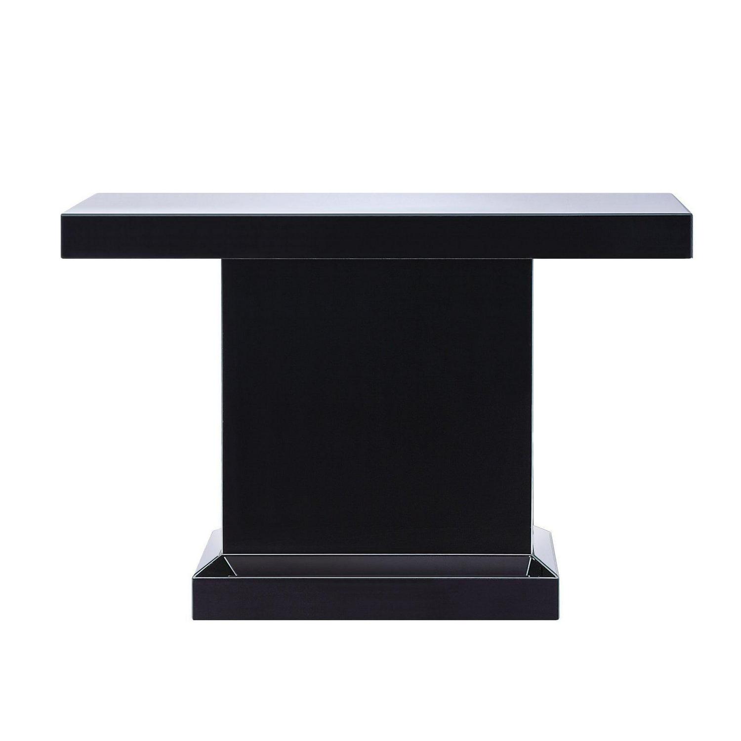 Acme Noralie Console Table, Mirrored & Faux Diamonds - Image 5