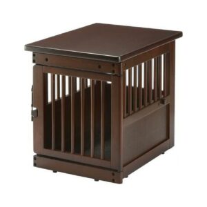 Richell 30" Wooden Pet Kennel & Crate for Dogs & Cats with Removable Tray