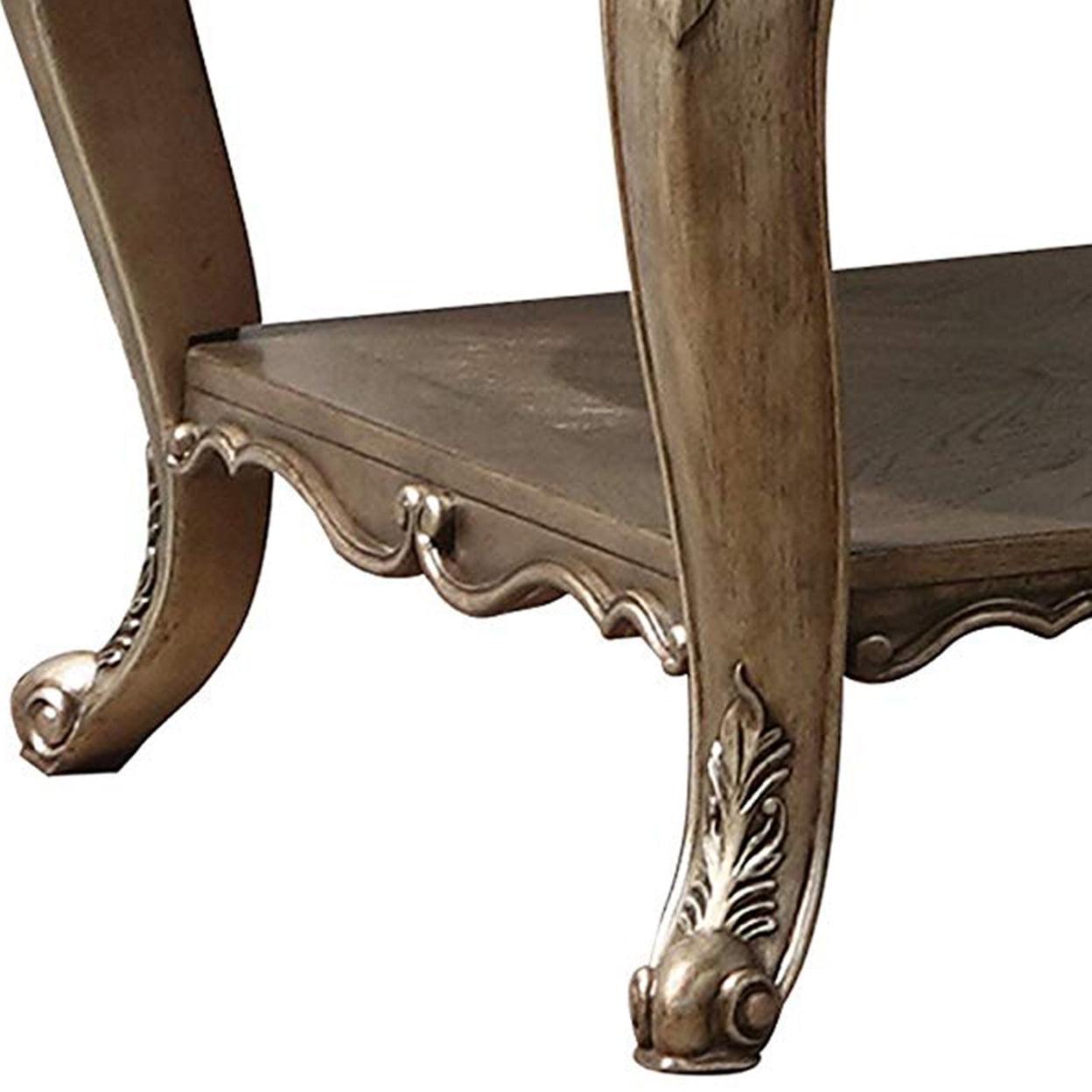 ACME Ragenardus 1 Drawer Wooden End Table with Bottom Shelf in Vintage Oak - Image 2