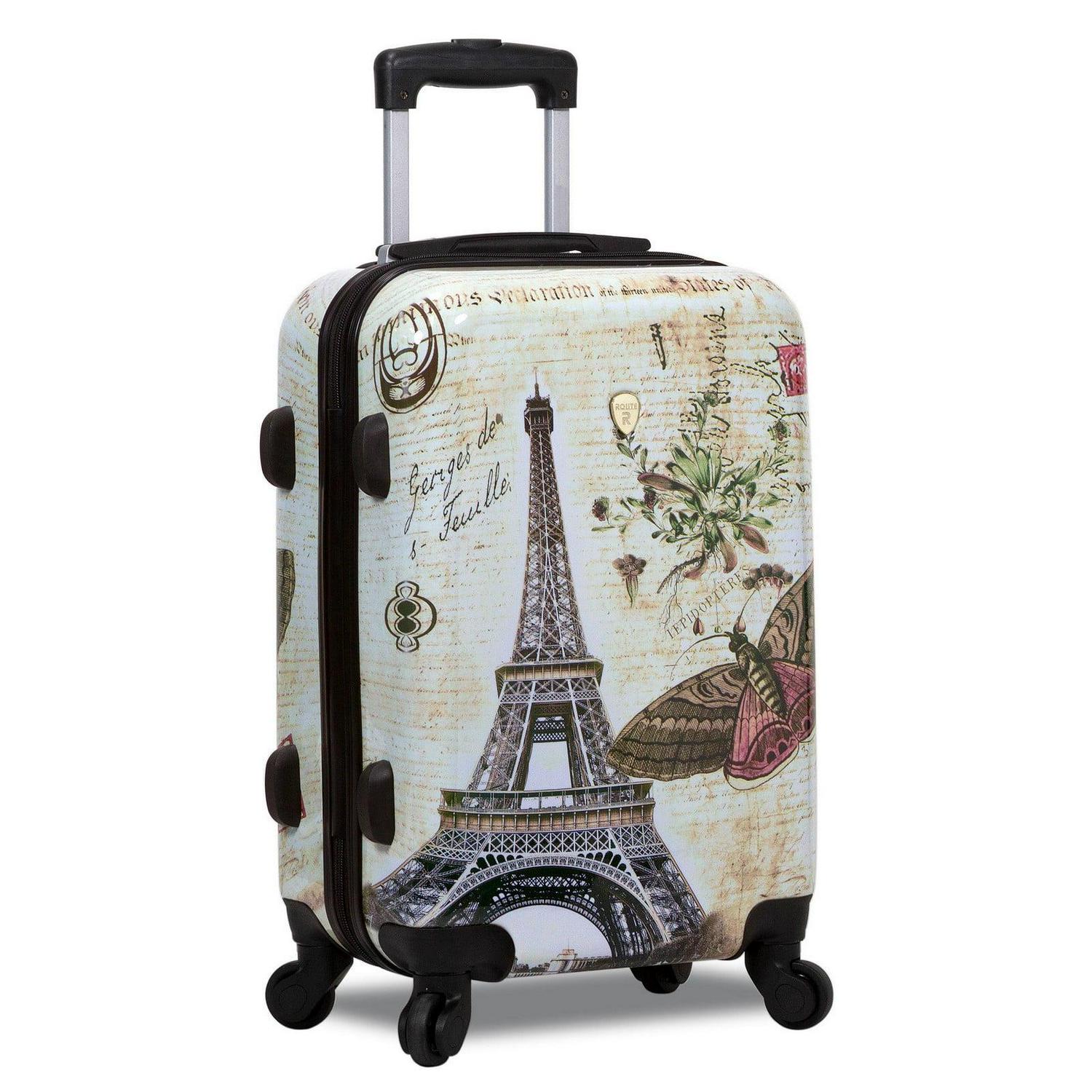 World Traveler Destinations 3-Piece Hardside Spinner Luggage Set - Paris - Image 2