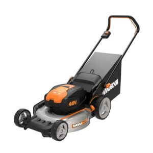 Worx Nitro WG751.3 40V Power Share PRO 4.0Ah 20" Cordless Push Lawn Mower, Battery and Charger Included