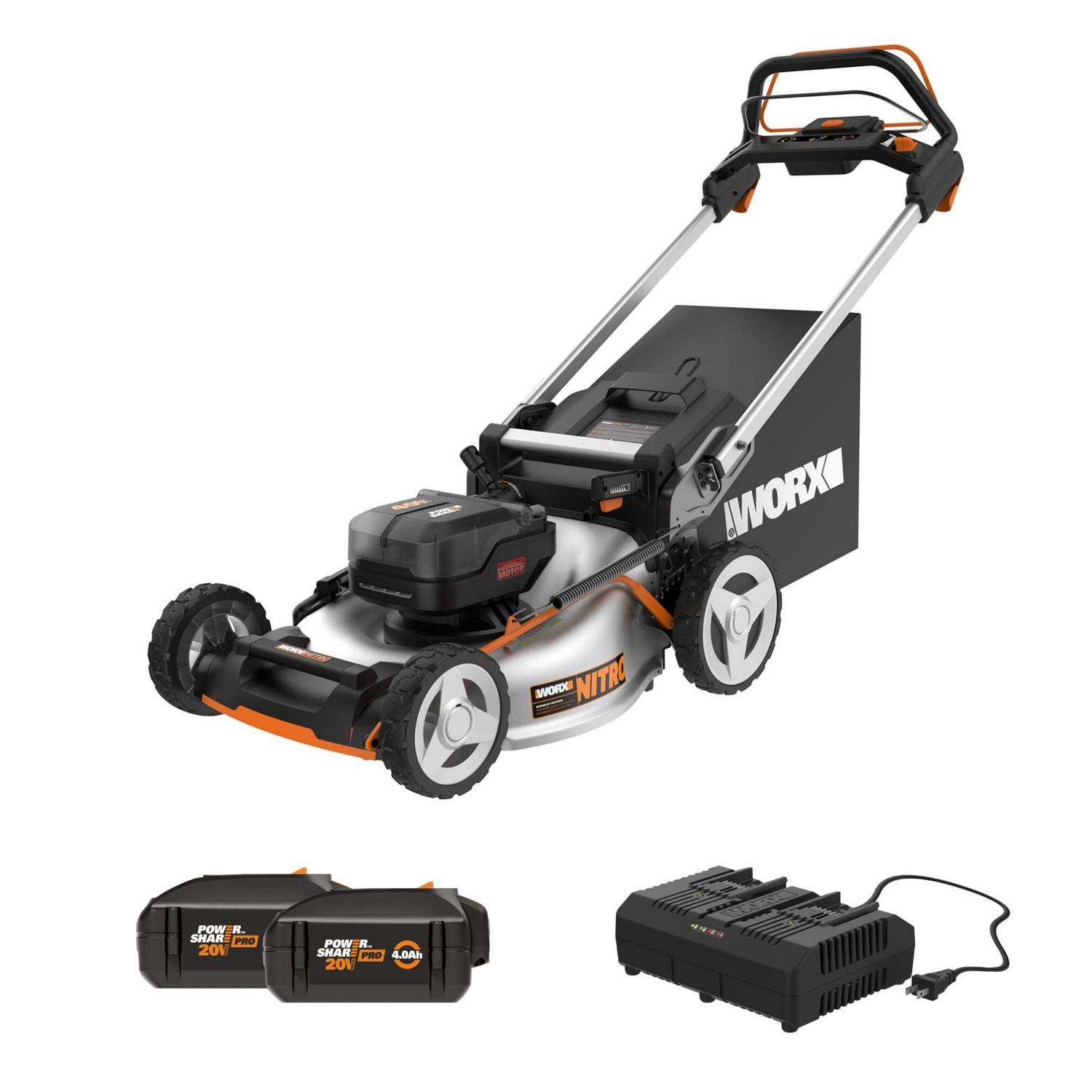 Worx Nitro WG753 40V Power Share PRO 21" Cordless Self-Propelled Lawn Mower