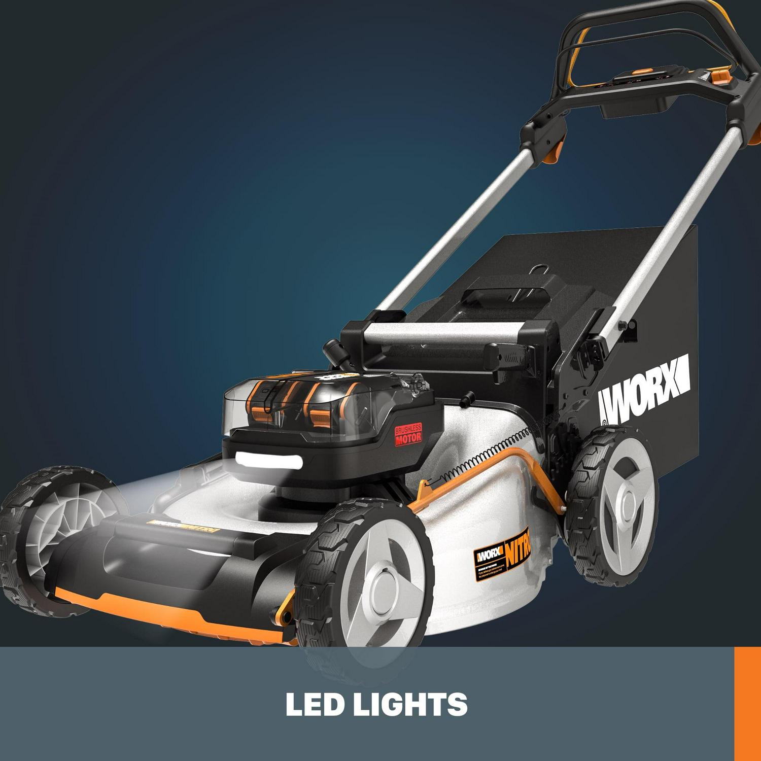 Worx Nitro WG753 40V Power Share PRO 21" Cordless Self-Propelled Lawn Mower - Image 4