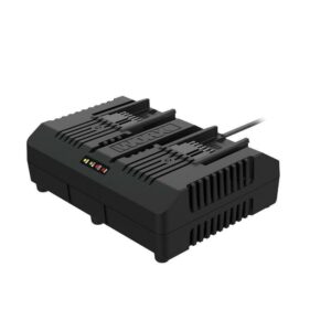 Worx WA3884 20V Li-ion Dual Port Charger (4A), 1 hr. (2 batteries with 2.0Ah)