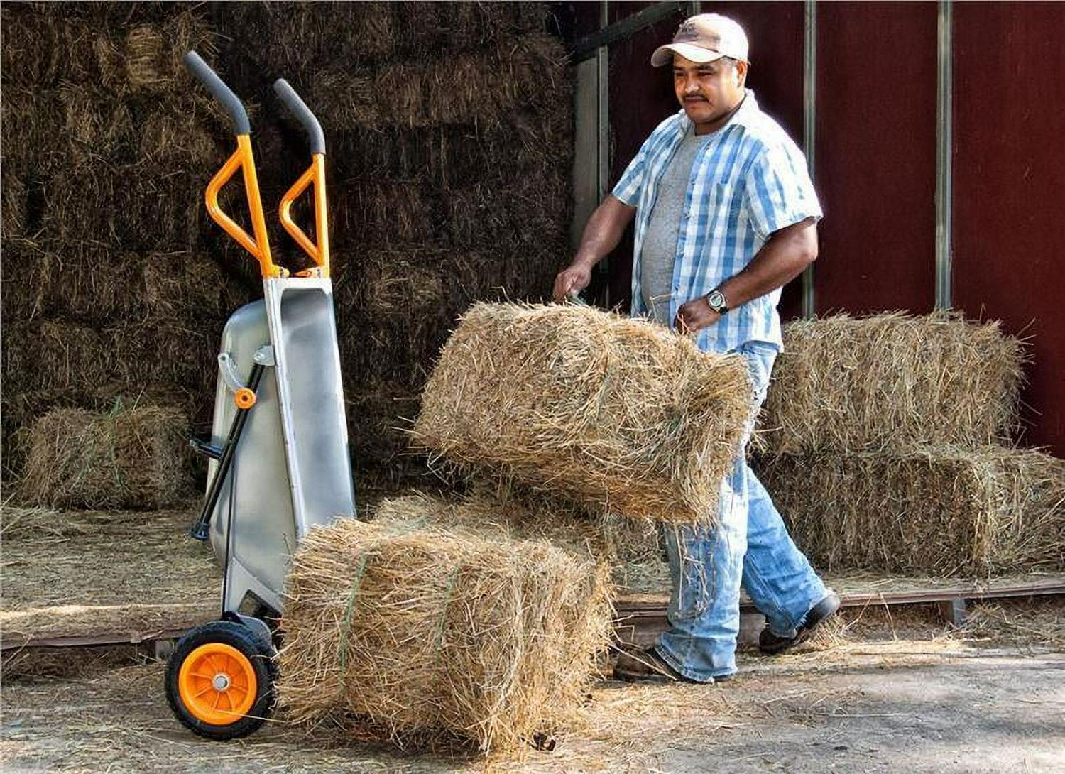 WORX WG050 Aerocart 8-In-1 Multifunction Wheelbarrow Dolly Cart Garden Carrier - Image 10