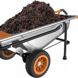 WORX WG050 Aerocart 8-In-1 Multifunction Wheelbarrow Dolly Cart Garden Carrier