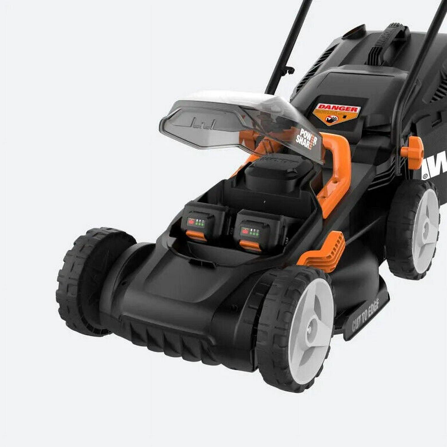 Worx WG779 40V Power Share 4.0Ah 14" Cordless Lawn Mower (Battery and Charger Included) - Image 8