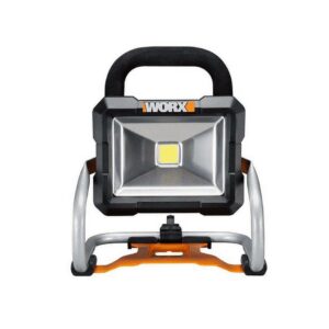 WORX WX026L Work Light, 20 V, Lithium-Ion Battery, LED Lamp, 1500 Lumens