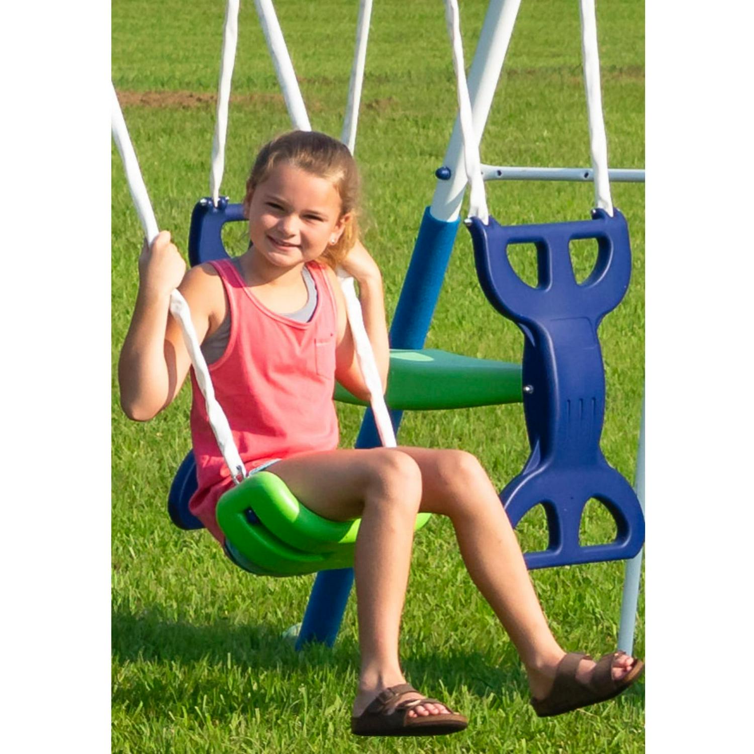 XDP Recreation All Star Playground Metal Swing Set for up to 7 Children - Image 10