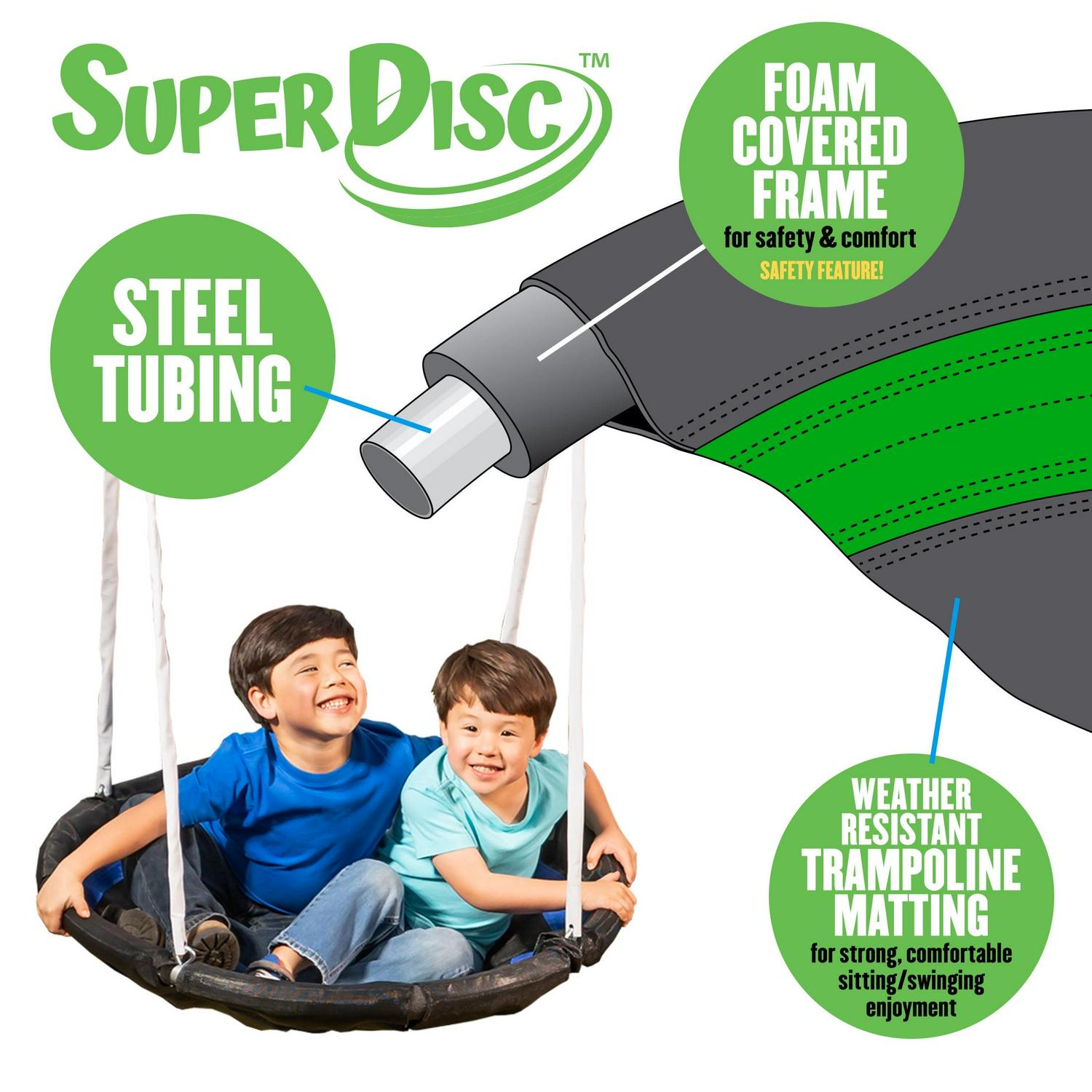 XDP Recreation All Star Playground Metal Swing Set for up to 7 Children - Image 7