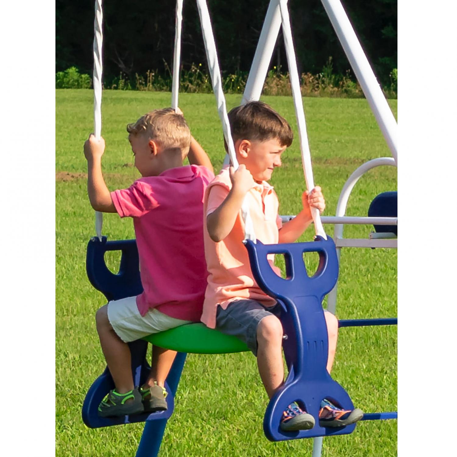 XDP Recreation All Star Playground Metal Swing Set for up to 7 Children - Image 9