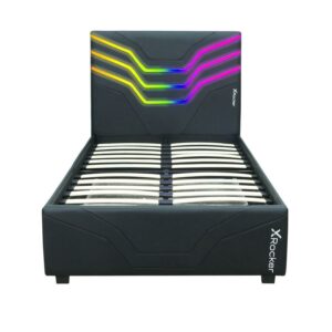X Rocker Cosmos LED Gaming Bed, Twin, Child/Teen, Black/RGB