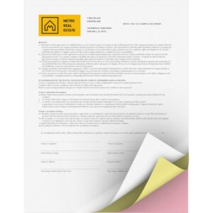 Revolution Carbonless 3-Part Paper, 8.5 x 11, White/Canary/Pink, 5, 000/Carton