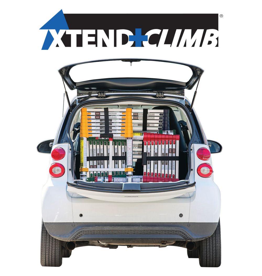 Xtend+Climb Home Series 770P Telescoping Ladder, 225 lb Weight Capacity, 13-Step, Aluminum Alloy, Gr - Image 8