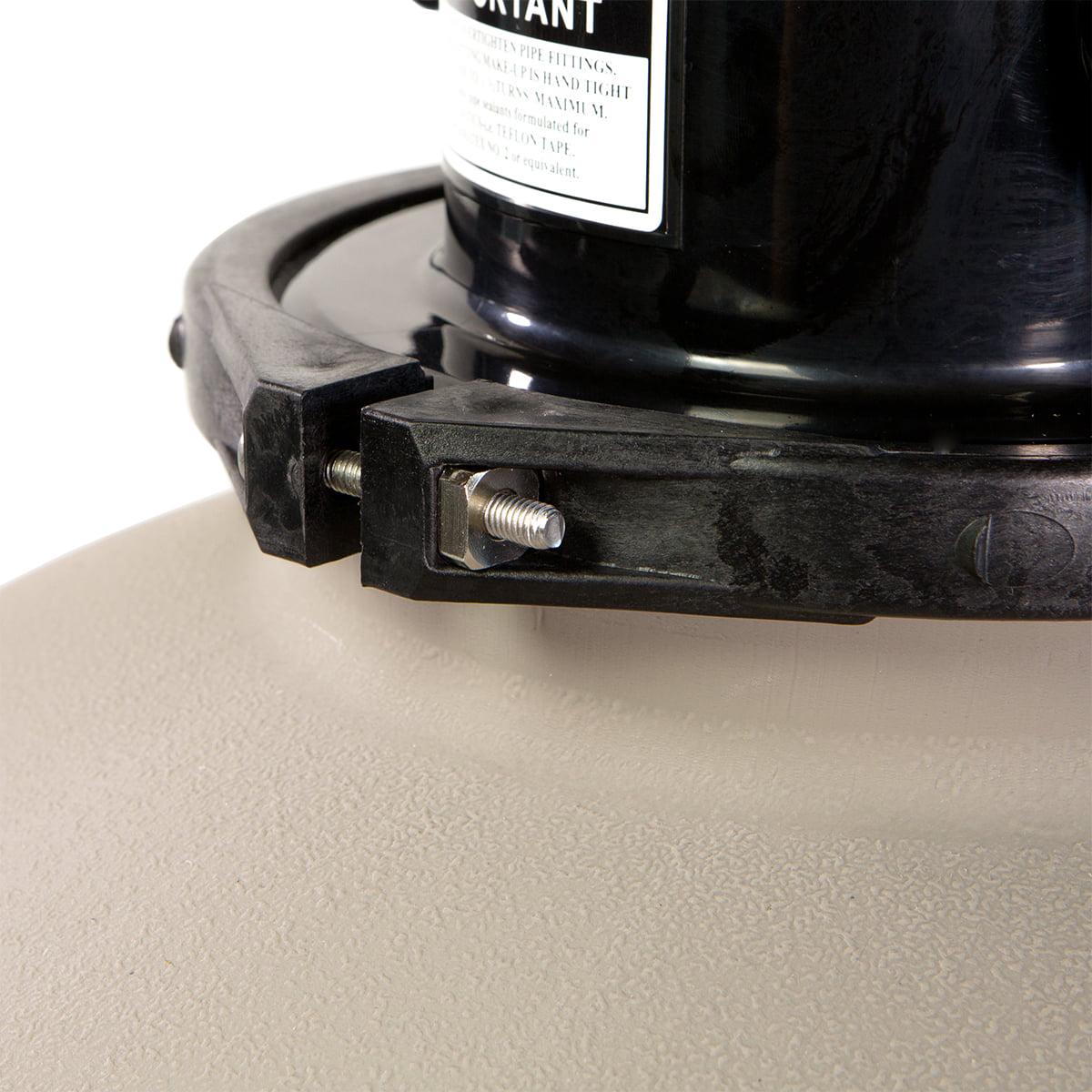 XtremepowerUS 19 in Sand Filter Pump System for 24 ft Above Ground Pool, 7-Way Valve, Sandpump - Image 8