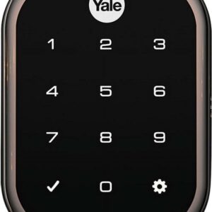 Yale YRD256ZW20BP Key Free Assure Touchscreen Deadbolt with Z-Wave Oil Rubbed Bronze Permanent Finish