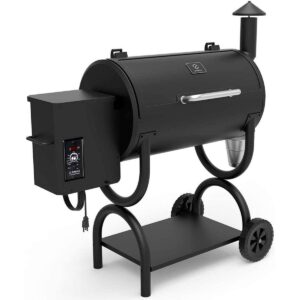 Z GRILLS BBQ Master Wood Pellet Grill & Smoker 8 in 1 Grill Auto Temperature Control, 567 sq.in Cooking Area for Outdoor Cooking