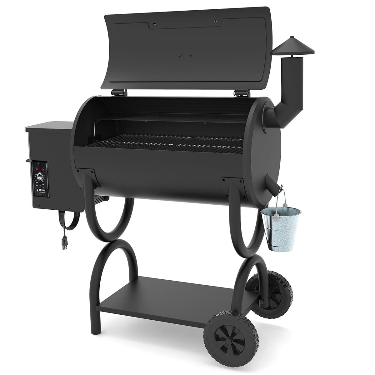 Z GRILLS Upgrade 560 Sq.in Cooking Area Wood Pellet Grill & Smoker 8 in 1 BBQ Smoker with PID Controller, Storage Shelf for Outdoor BBQ - Image 6