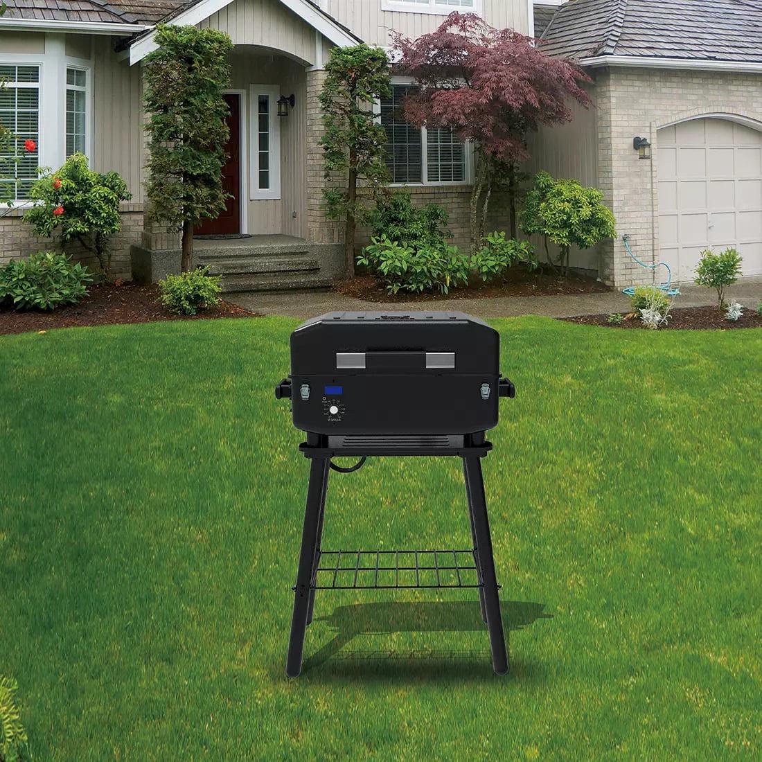 Z GRILLS ZPG-200A Portable Pellet Grill & Electric Smoker – Camping BBQ Combo with Auto Temperature Control