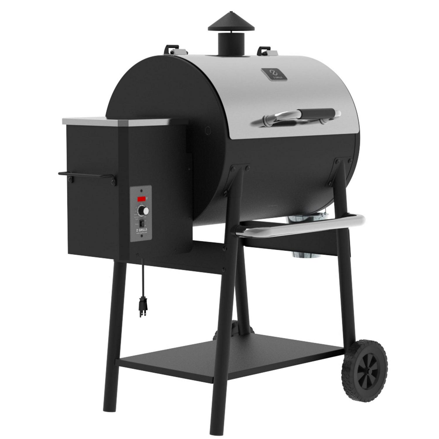 Z GRILLS Wood Pellet Grill & Smoker, 585 Sq.in Cooking Area, 8-in-1 BBQ Grill, Stainless Steel, Automatic Temperature Control, ZPG-550A2E - Image 5