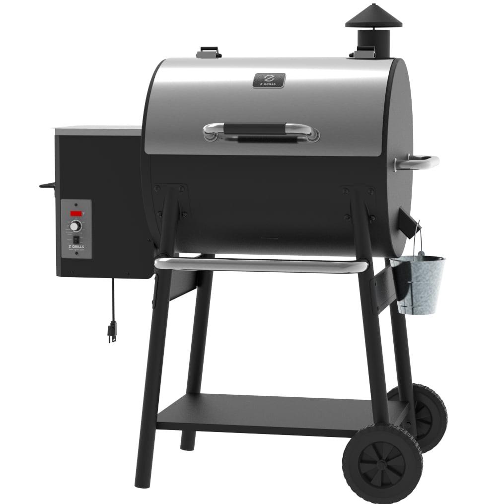 Z GRILLS Wood Pellet Grill & Smoker, 585 Sq.in Cooking Area, 8-in-1 BBQ Grill, Stainless Steel, Automatic Temperature Control, ZPG-550A2E - Image 3