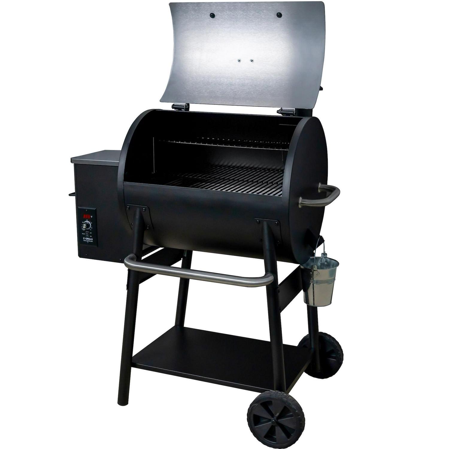 Z GRILLS Wood Pellet Grill & Smoker, 585 Sq.in Cooking Area, 8-in-1 BBQ Grill, Stainless Steel, Automatic Temperature Control, ZPG-550A2E - Image 4