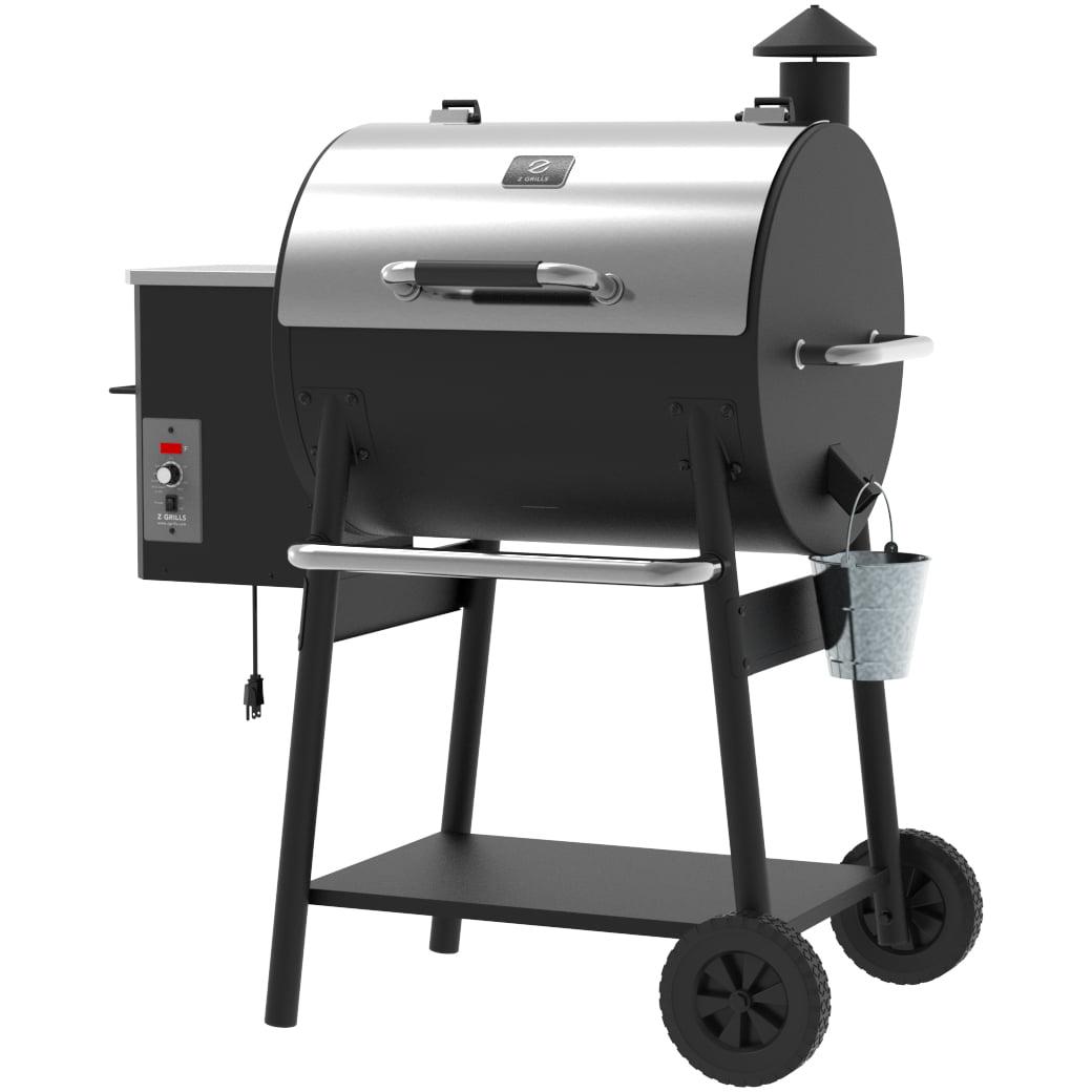 Z GRILLS Wood Pellet Grill & Smoker, 585 Sq.in Cooking Area, 8-in-1 BBQ Grill, Stainless Steel, Automatic Temperature Control, ZPG-550A2E - Image 2