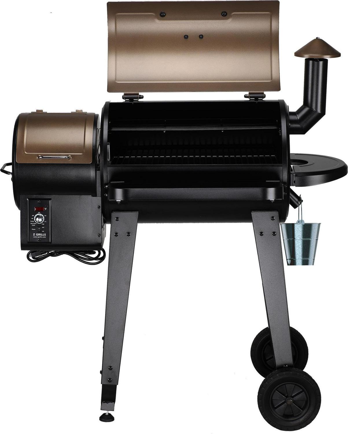 Z Grills ZPG-450A Wood Pellet Grill & Smoker Upgrade 8 in 1 BBQ with Cover Included Bronze 459 sq. in. - Image 10