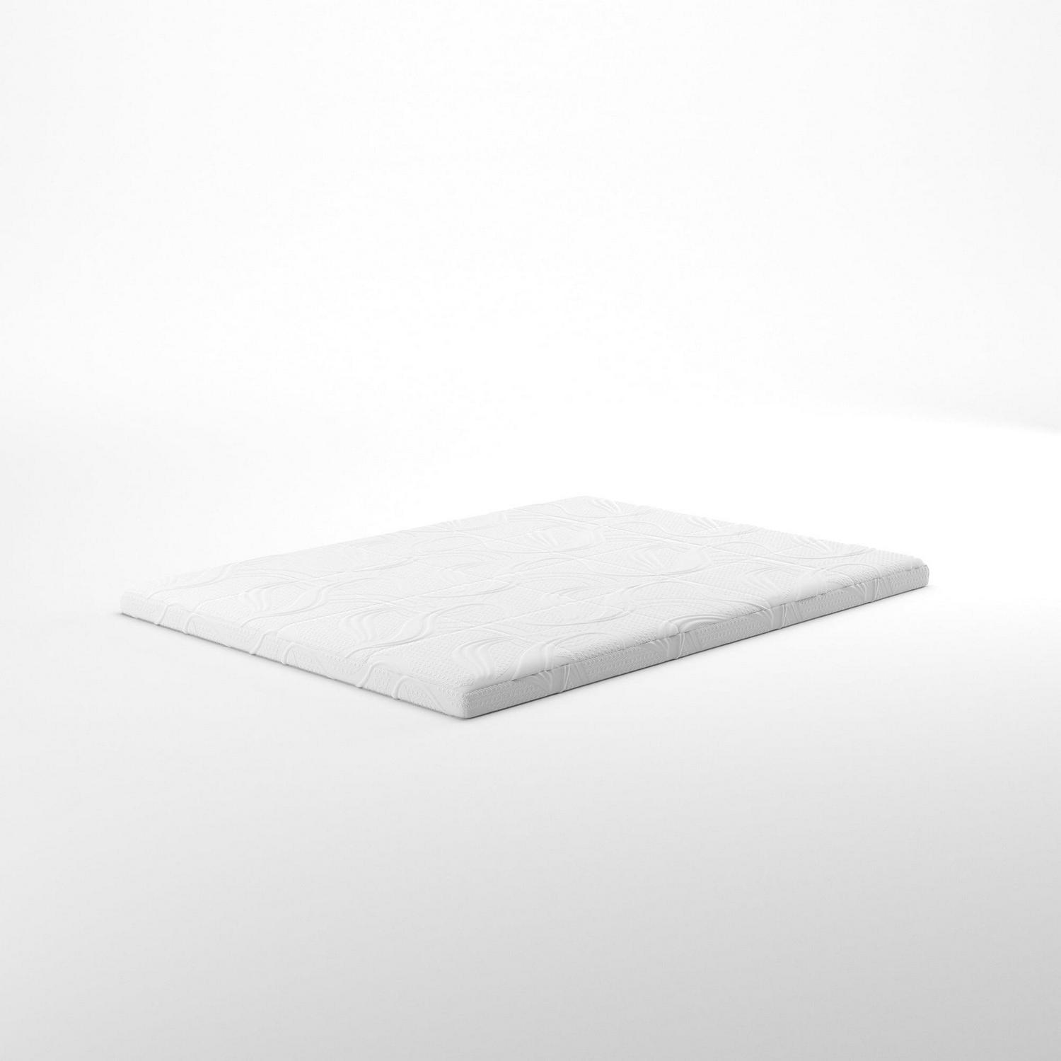 Zinus 4" Green Tea Pressure Relief Memory Foam Mattress Topper, Queen - Image 11