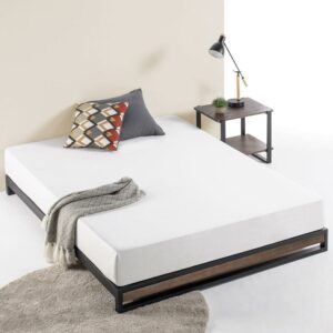 Zinus Good Design Winner Suzanne 6" Bamboo and Metal Platform Bed - Grey Wash, Twin