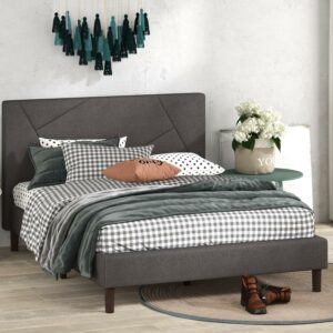 Zinus Judy 43" Upholstered Platform Bed Frame, Full