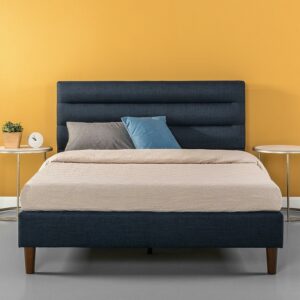 Zinus Kiernan 43  Upholstered Platform Bed Frame, Full
