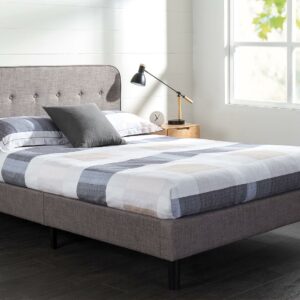 Zinus Melodey 43  Upholstered Platform Bed Frame, Full