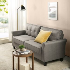 Zinus Sayan Sofa Couch, Sand Grey Fabric
