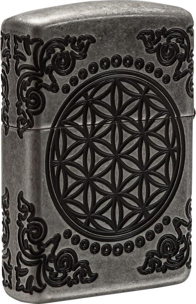 Zippo Armor Tree of Life Design Windproof Pocket Lighter - Image 3
