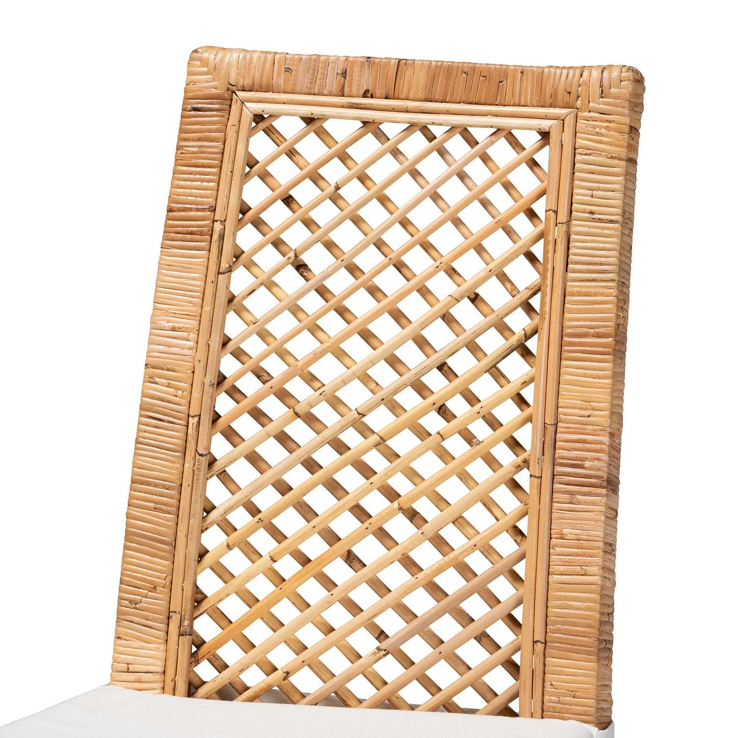 bali & pari Dining Chair, Set of 2, Brown - Image 5