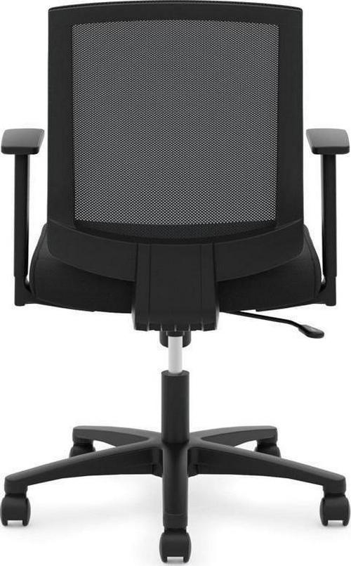 basyx VL511 Mesh Mid-Back Task Chair with Arms, Black - Image 3