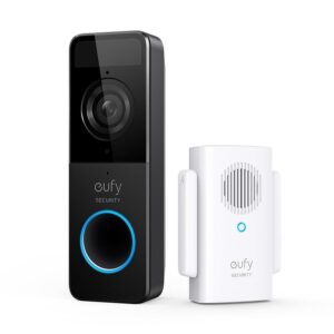eufy Wireless 1080p Video Doorbell with Chime, Locally Stored Data