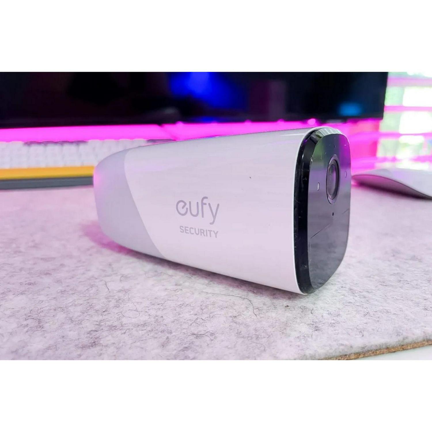 eufy Security, eufyCam 2 Pro Wireless Home Security Camera System, 365-Day Battery Life, HomeKit Compatibility, 2K Resolution, IP67 Weatherproof, Night Vision, 2-Cam Kit, No Monthly Fee White - Image 5