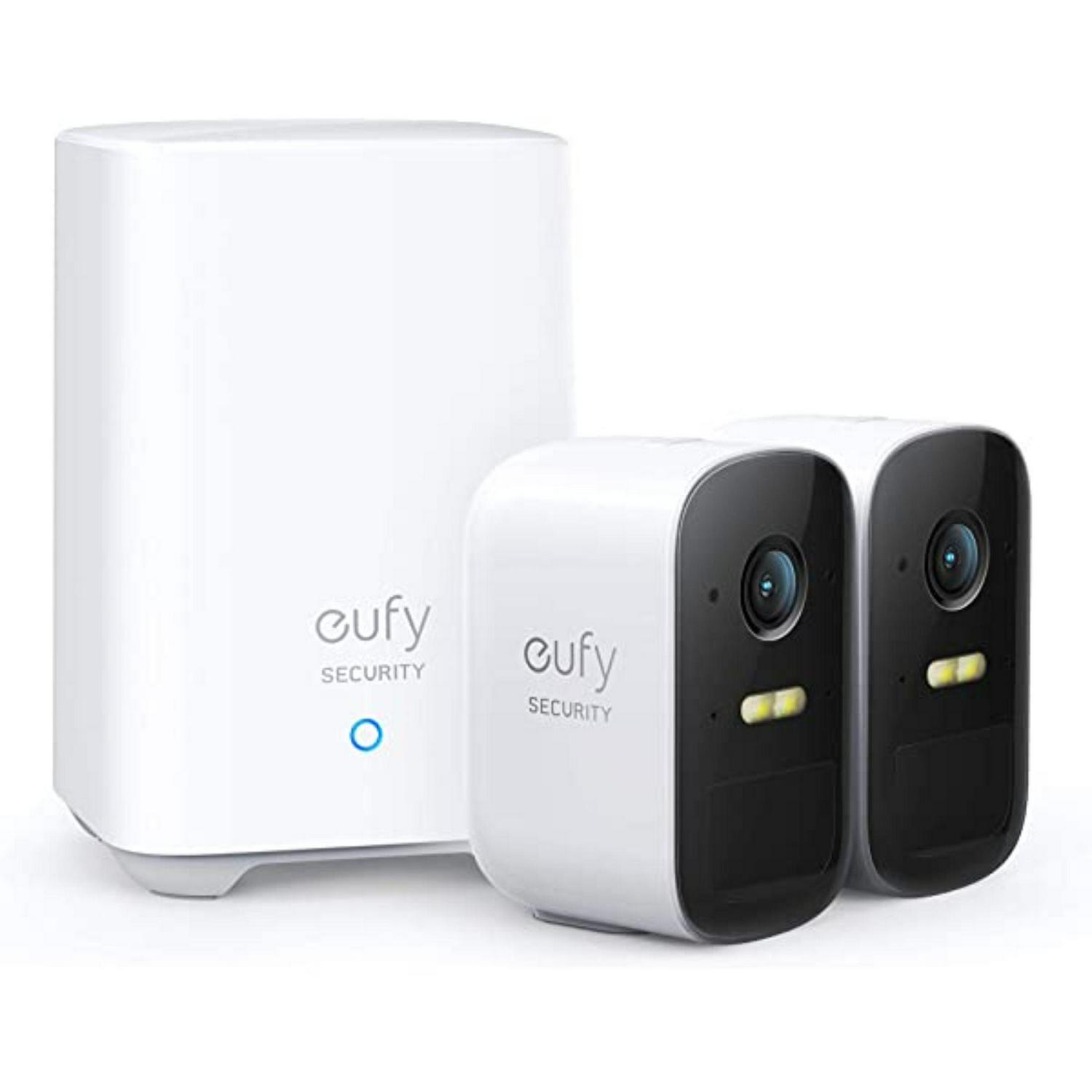 eufy Security, eufyCam 2 Pro Wireless Home Security Camera System, 365-Day Battery Life, HomeKit Compatibility, 2K Resolution, IP67 Weatherproof, Night Vision, 2-Cam Kit, No Monthly Fee White - Image 2