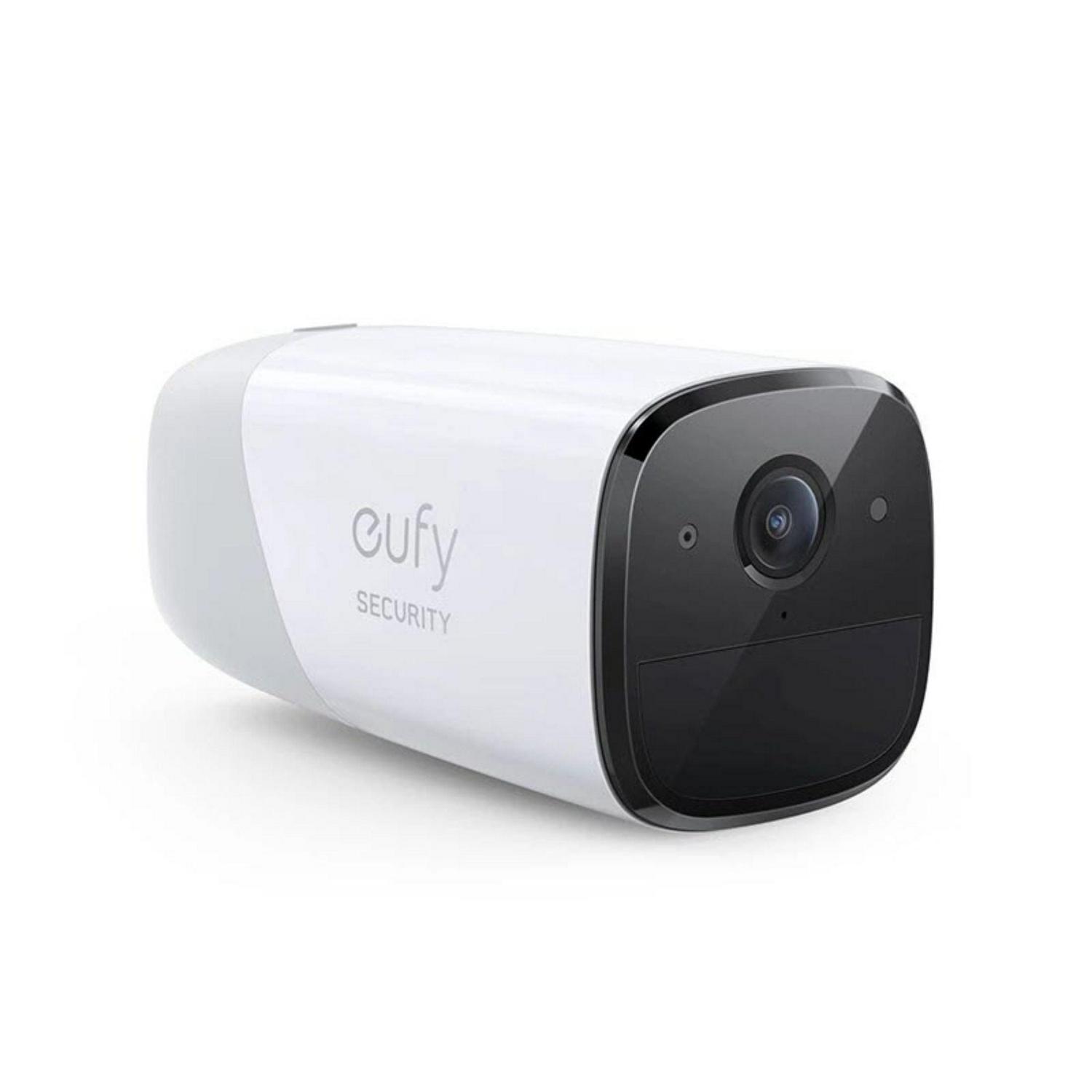 eufy Security, eufyCam 2 Pro Wireless Home Security Camera System, 365-Day Battery Life, HomeKit Compatibility, 2K Resolution, IP67 Weatherproof, Night Vision, 2-Cam Kit, No Monthly Fee White