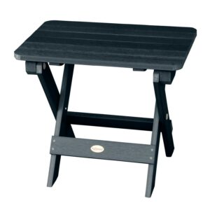 Highwood Folding Adirondack Side Table - 20" L x 13.8" W x 17.2" H, Outdoor, Eco-friendly, Synthetic Wood