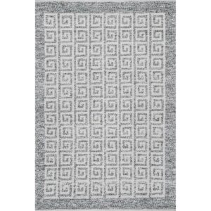 nuLOOM Agora Trellis Contemporary Indoor/Outdoor Area Rug, 5' x 8', Gray