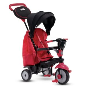 smarTrike Swing DLX, 4-in-1 Toddler Tricycle 15M - Red