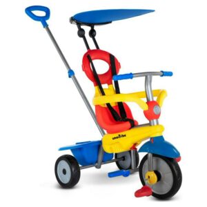 smarTrike Zoom 4 in 1 Baby Toddler Trike Tricycle Toy for 15-36 Mo, Multicolor