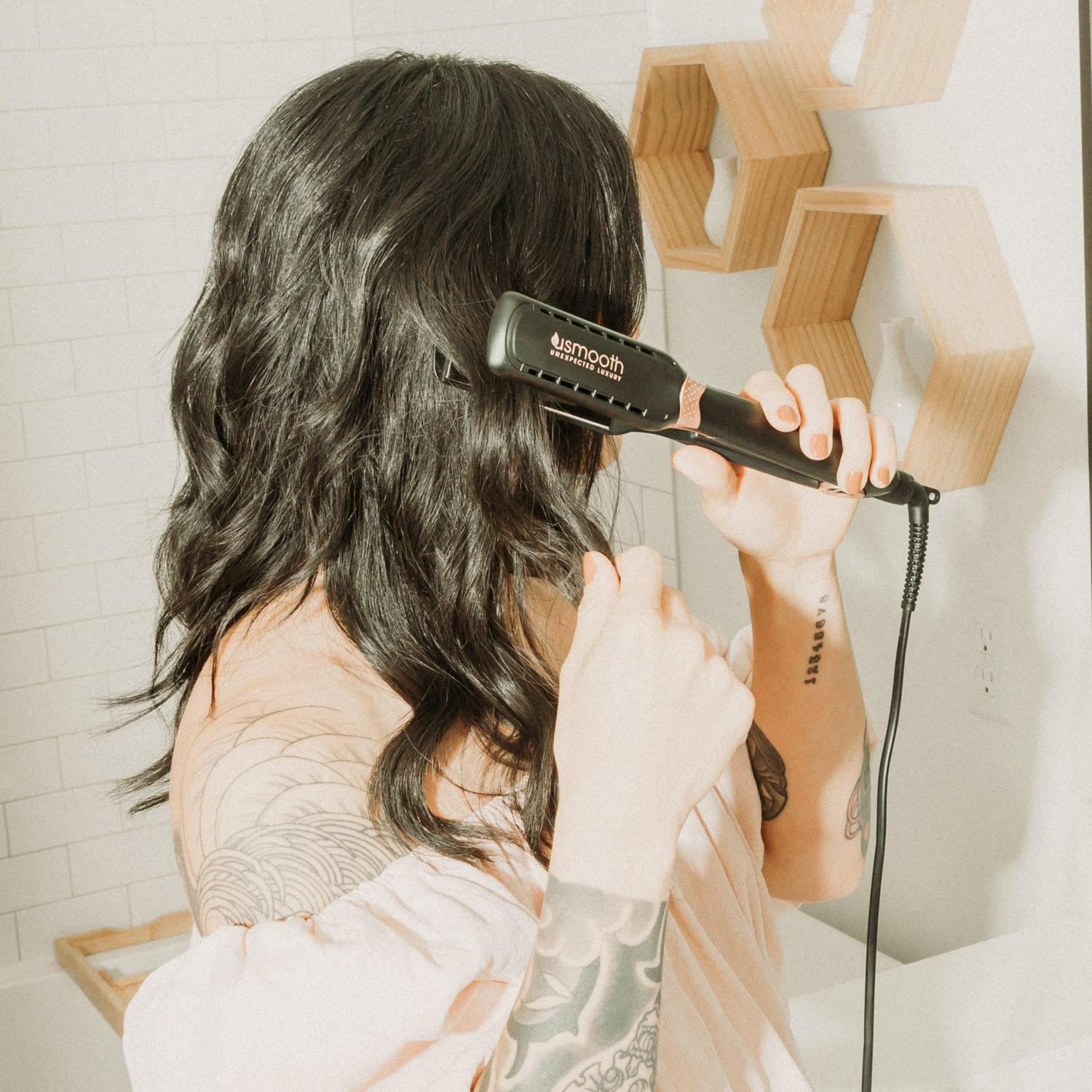 usmooth UBLACK Professional Styling Iron (1.5-Inch) - Image 5