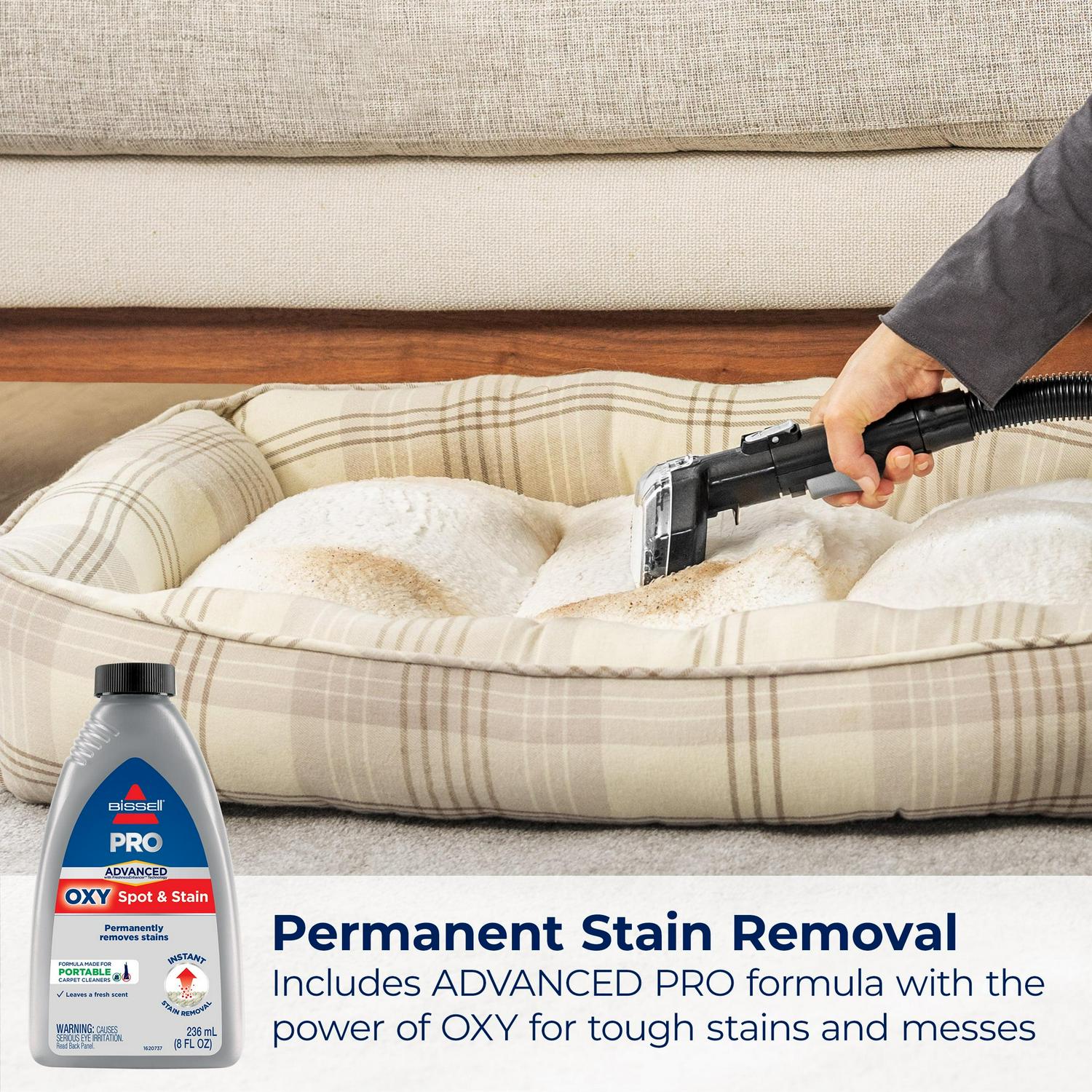 BISSELL Little Green HydroSteam Portable Deep Cleaner, for Carpet , Upholstery, Auto, and Stairs, HydroSteam Technology, 3 Cleaning Modes, Fast Drying, 3532, Black & Copper - Image 6