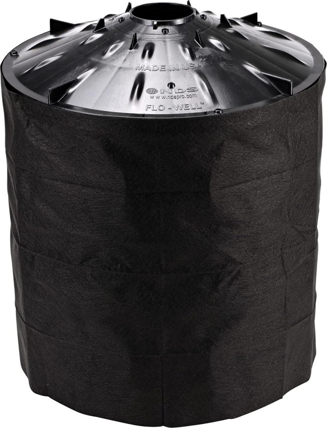Bomrokson FWAS24 50 Gal. Flo Stormwater Dry Well System Kit with 3 Side Panels & 1 Cover, Ideal for Rainwater Collection, Black - Image 8