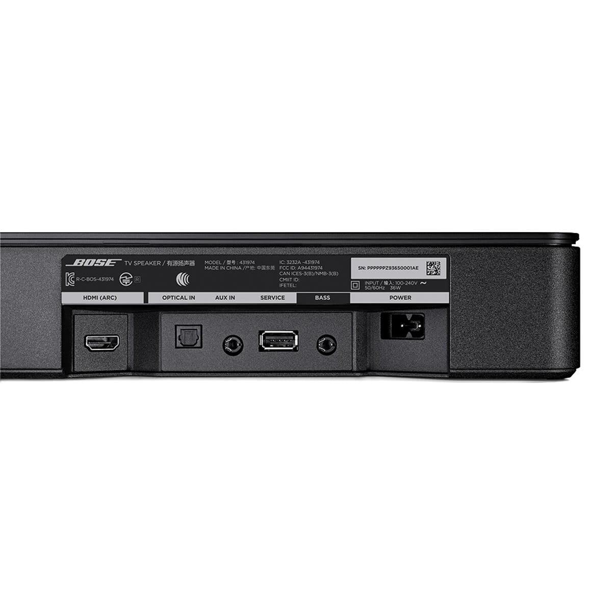 Bose TV Speaker Sound Bar for TV, Bluetooth Soundbar Speaker, Black - Image 3